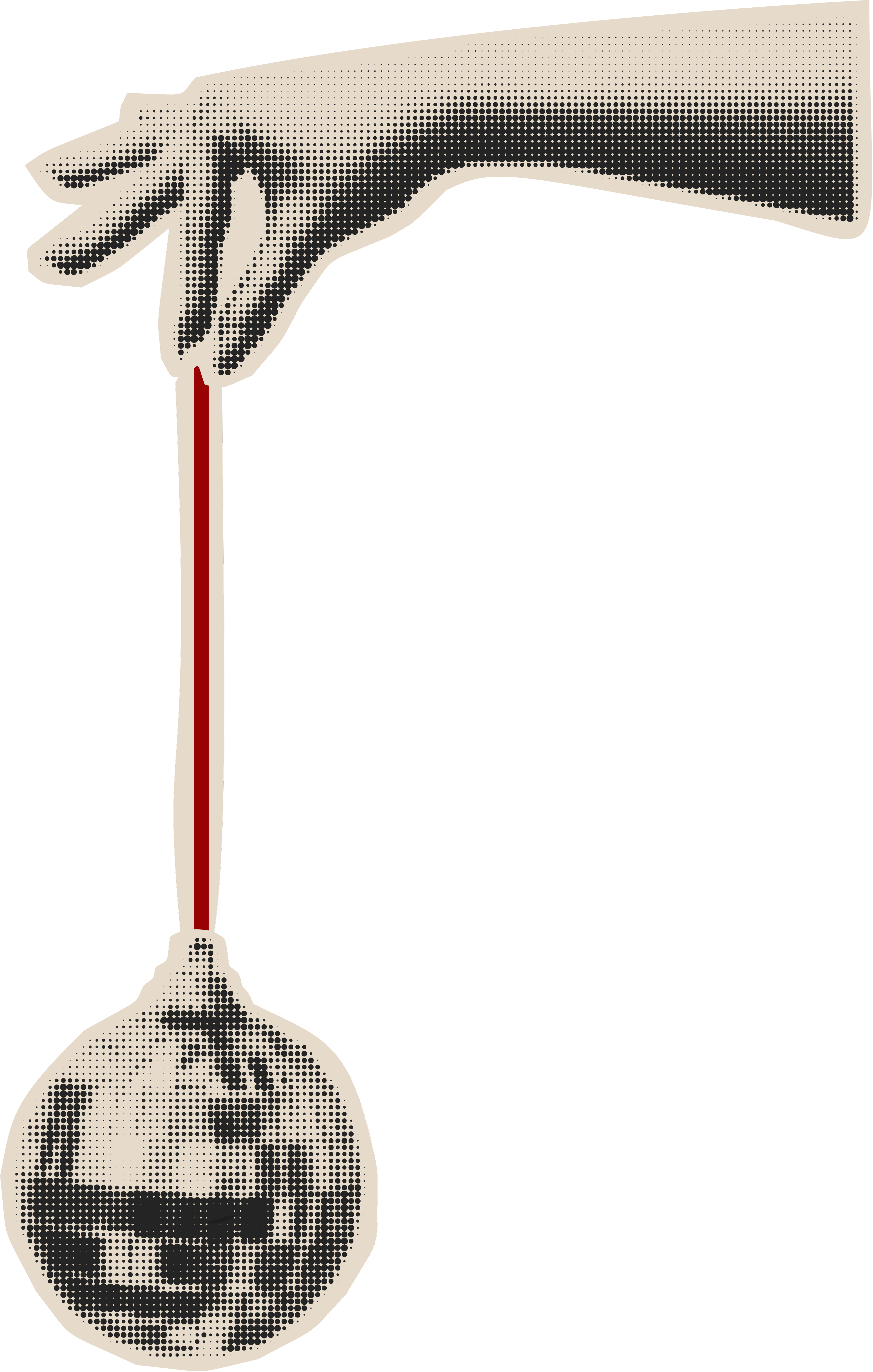 Hand holding disco ball